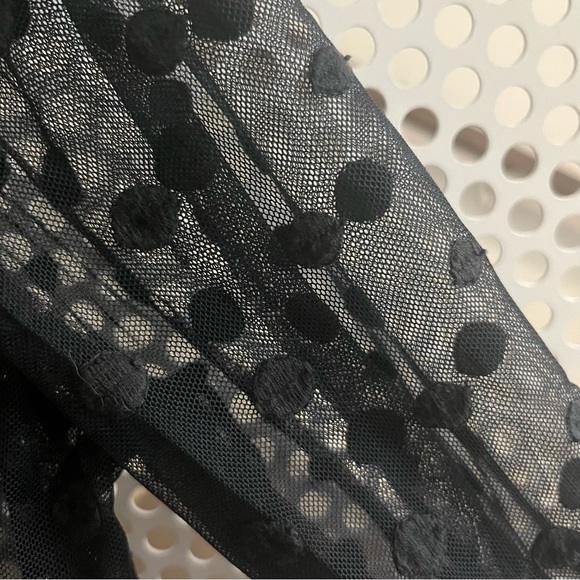 Lord & Taylor Sheer, Button-down, Collared Blouse Size XL Free with Purchase - Picture 8 of 10